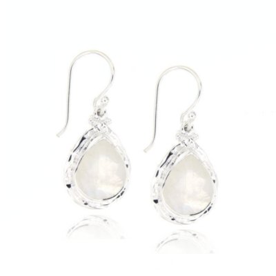 Rainbow Moonstone Hanging earring model E6-034