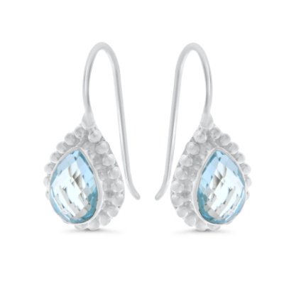Blue Topaz Hanging earring model E6-035