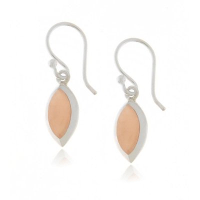 Moonstone, peach Hanging earring model E6-040