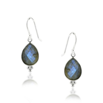 Labradorite Hanging earring model E6-041