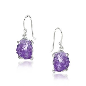 Amethyst Hanging Earring model E6-046 Amethyst Hanging Earring model E6-046