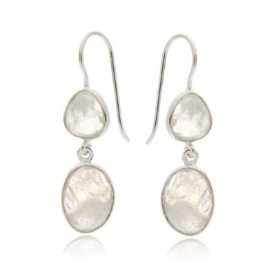 Rainbow Moonstone Hanging earring model E6-050