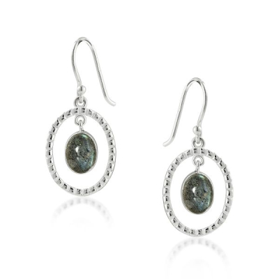 Labradorite Hanging earring model E6-054