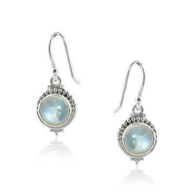 Rainbow Moonstone Hanging earring model E6-056