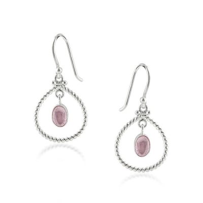 Pink Tourmaline Hanging earring model E6-060