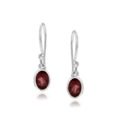 Tourmaline, pink Hanging earring model E7-019