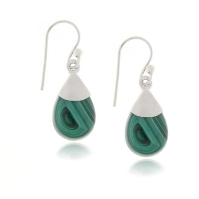 Malachite Hanging earring model E9-101