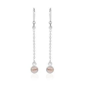 Rozenkwarts Oorhangers model E9-111