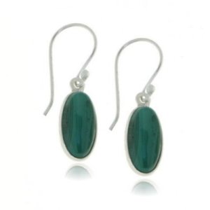 Malachite Hanging earring model E9-117