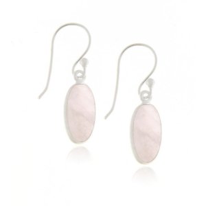 Rose Quartz Hanging earring model E9-117