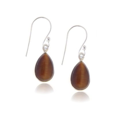 Tiger's eye Hanging earring model E9-118
