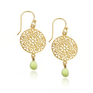 Peridot Hanging Earring model E9g-122
