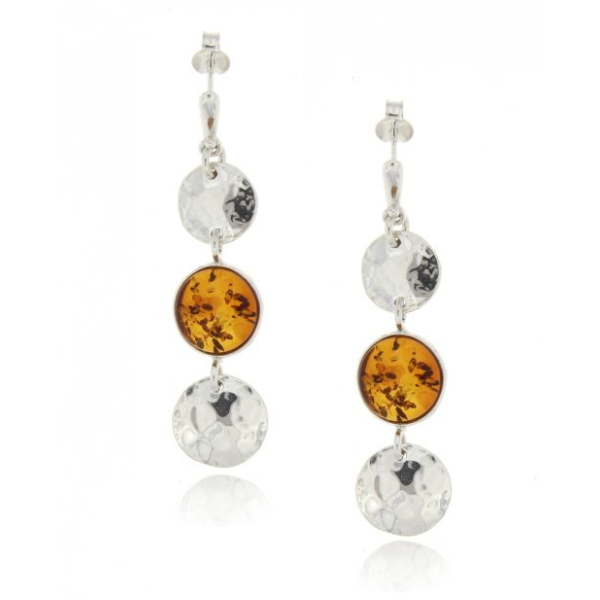 Amber Studs model E2-016
