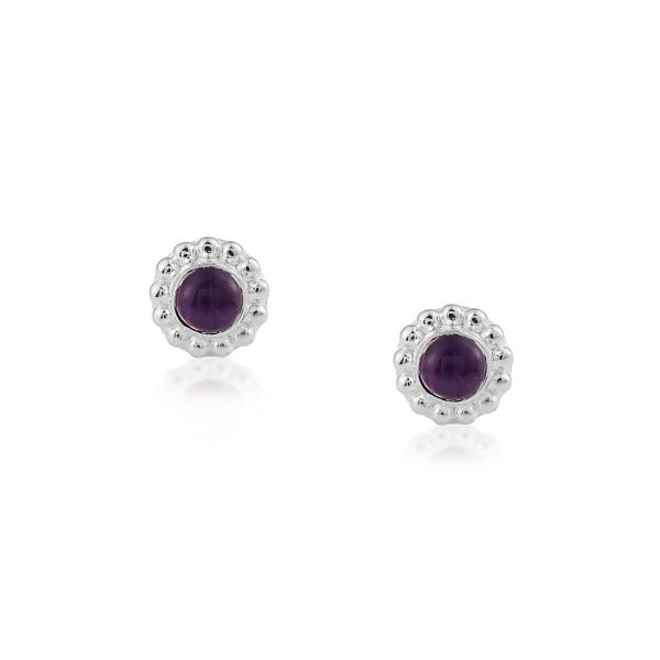 Amethyst Stud model S6-009