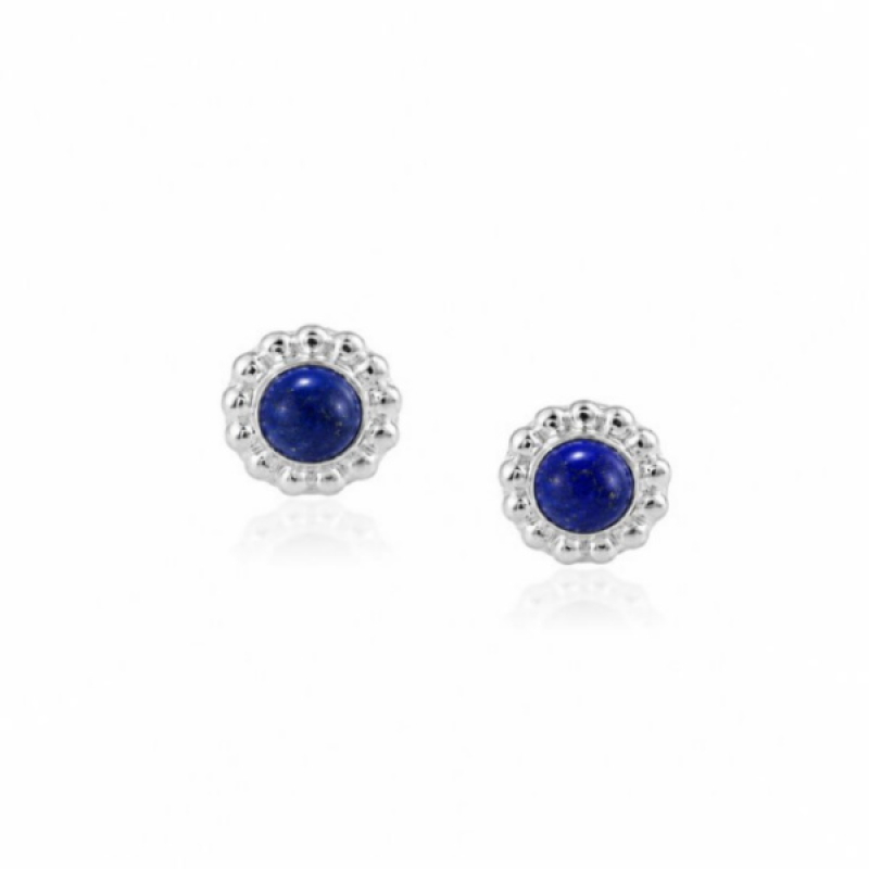 Lapis Lazuli Oorsteker model S6-009
