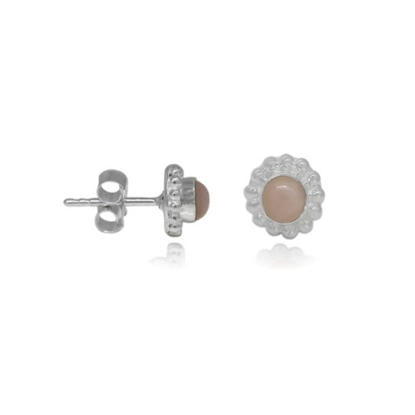 Pink Opal Stud model S6-009
