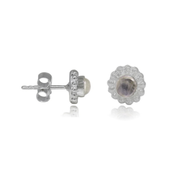 Roze Quartz Stud model S6-009