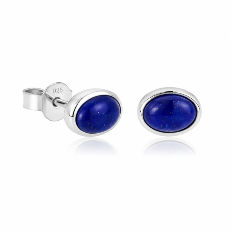 Lapis Lazuli Oorsteker model S7-006