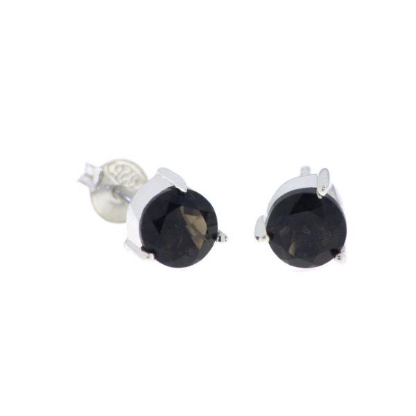 Smoky Quartz Stud model S7-007