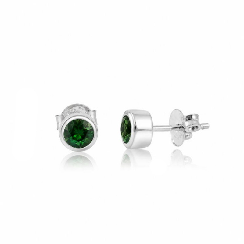 Groene Toermalijn Oorsteker model S7-014