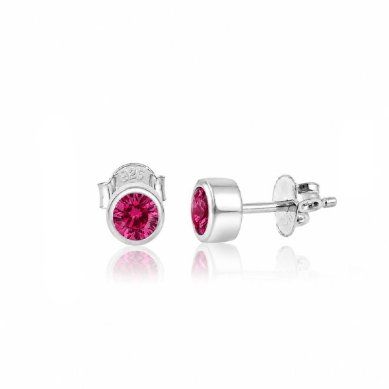 Roze Toermalijn Oorsteker model S7-014