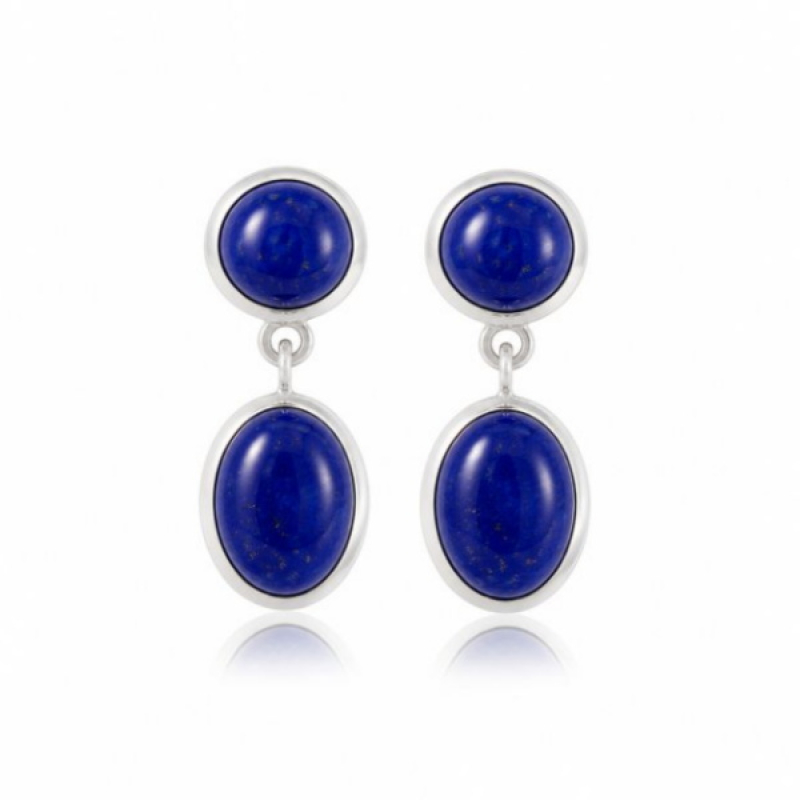 Lapis Lazuli Oorsteker model S7-101