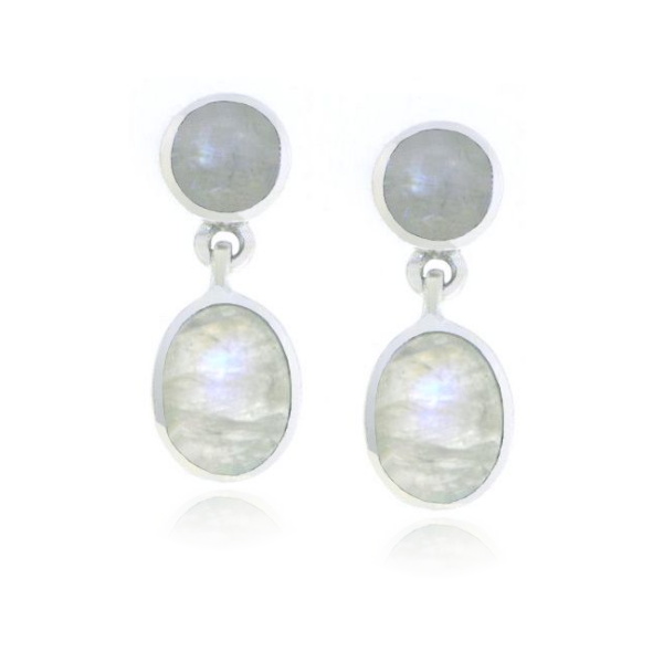 Rainbow Moonstone Stud model S7-101