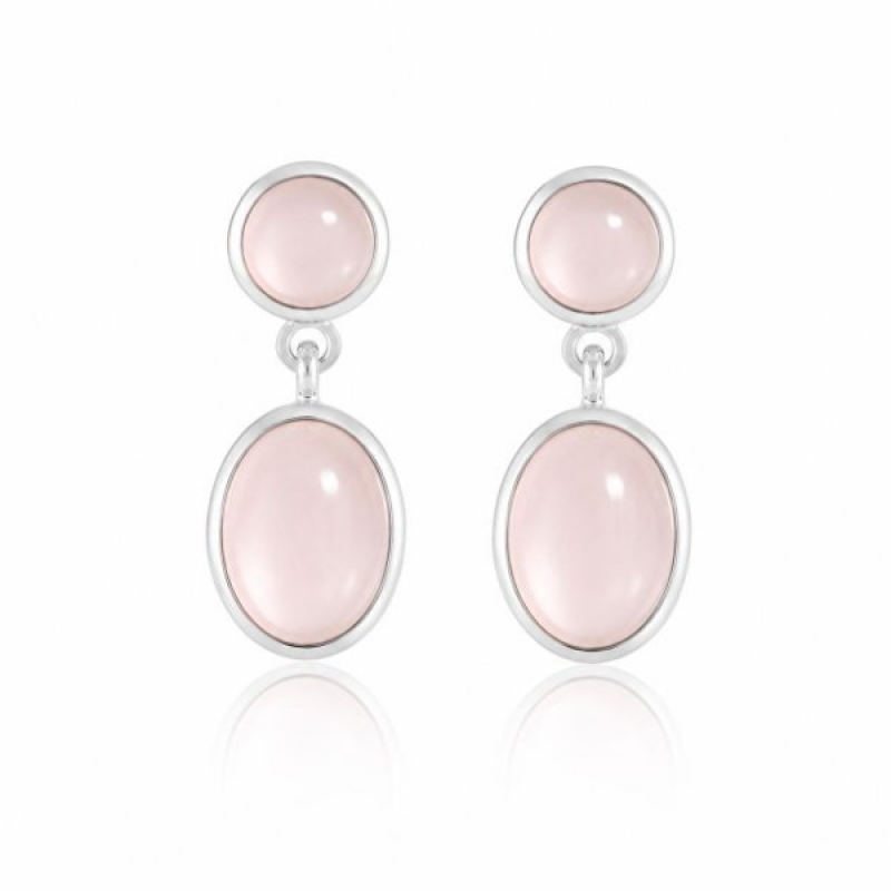 Rose Quartz Stud model S7-101