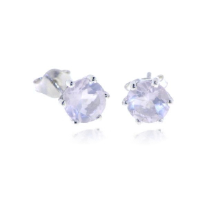 Rose Quartz Stud model S9-005