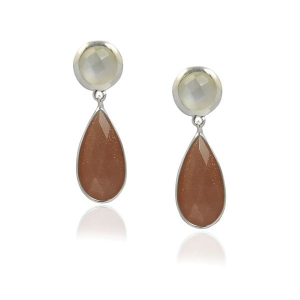 Moonstone Studs model E5-064