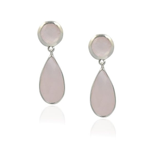 Rose Quartz Studs model E5-064