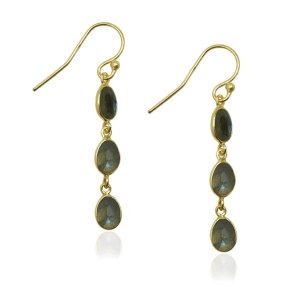 Labradorite Hanging earring E5g-049