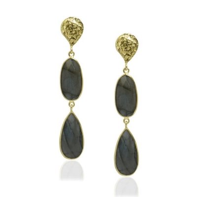 Labradorite Studs model E5g-050