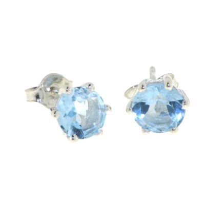 Blue Topaz Stud model S9-005