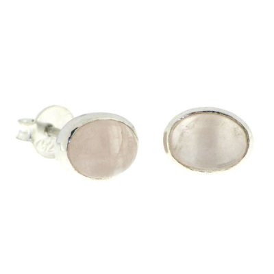 Rose Quartz Stud model S7-006