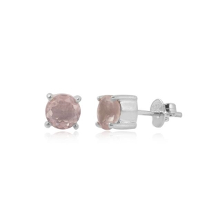 Rose Quartz Stud model S7-008