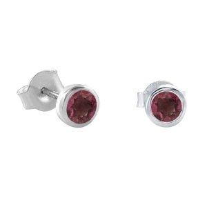 Pink Tourmaline Stud model S7-014