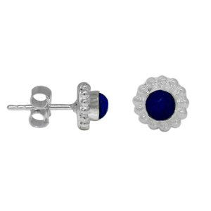 Lapis Lazuli Oorsteker model S6-009