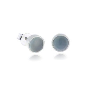 Chalcedoon aqua Oorsteker model S7-003