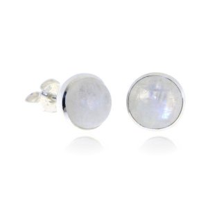Rainbow Moonstone Stud model S7-004 Rainbow Moonstone Stud model S7-004
