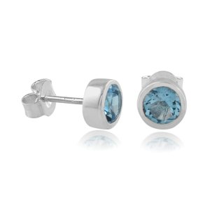 Blauwe Topaas Oorsteker model S7-009