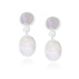 Rose Quartz Stud model S7-101