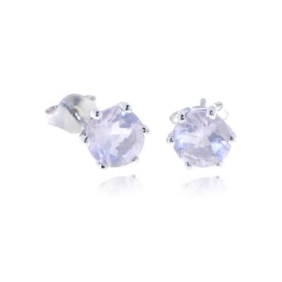 Rose Quartz Stud model S9-005