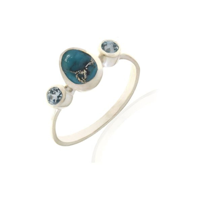 Copper Turquoise Ring model R5-076