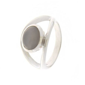 Maansteen, grijs Ring model R9-051