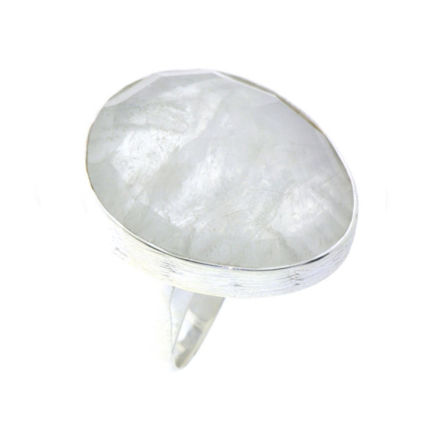 Regenboog Maansteen Ring model R5-025