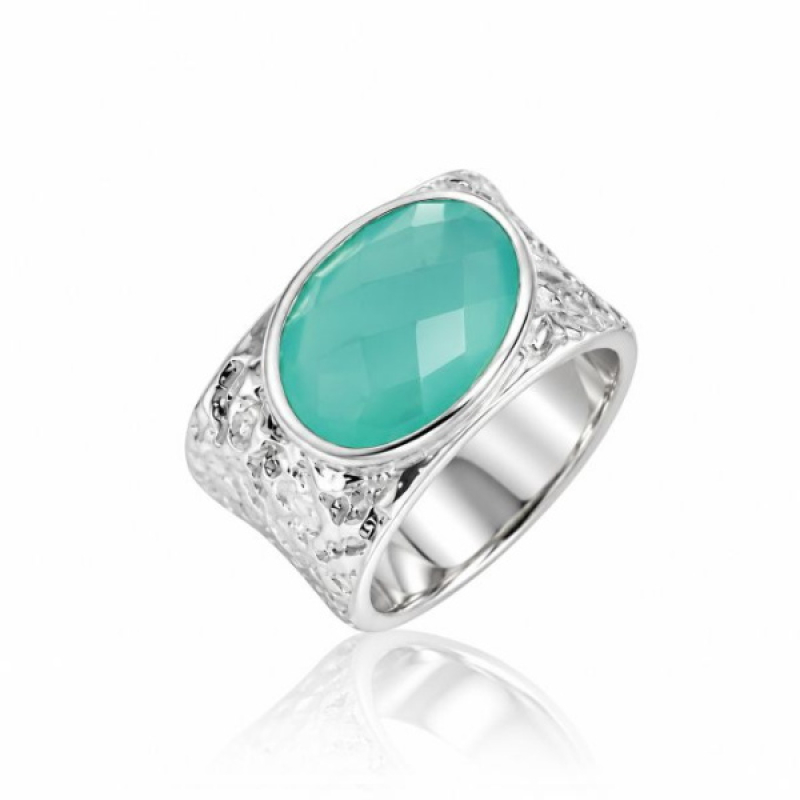 Chalcedony Aqua Ring model R5-041