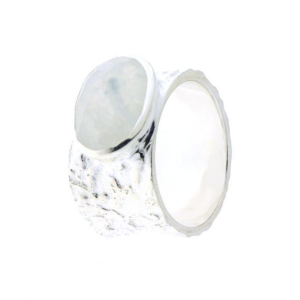 Regenboog Maansteen Ring model R5-041