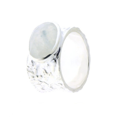Regenboog Maansteen Ring model R5-041