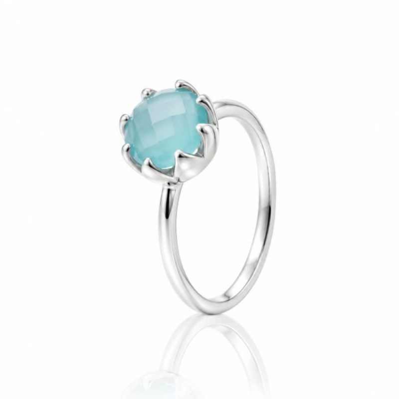 Chalcedoon aqua Ring model R5-060